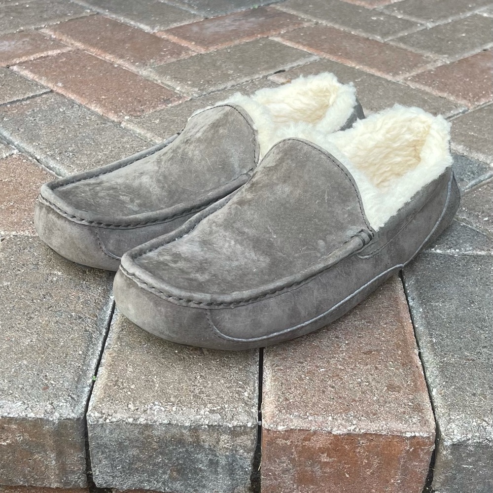 UGG grey suede Ascot loafers - Picture 9 of 11